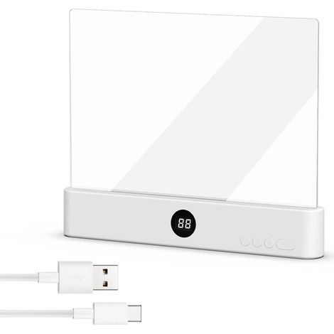 Ultradünne Led-leselampe – 3 Lichtfarben – 35 Stunden Akkulaufzeit – Usb-c-ladeanschluss – Augenschutz – Tragbar
