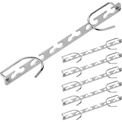 6er-set Platzsparende Metallkleiderbügel – Mehrzweckkleiderbügel – 6-in-1-kleiderbügel – Auch Für Röcke Und Hosen Geeignet – Kleiderschrank-organizer