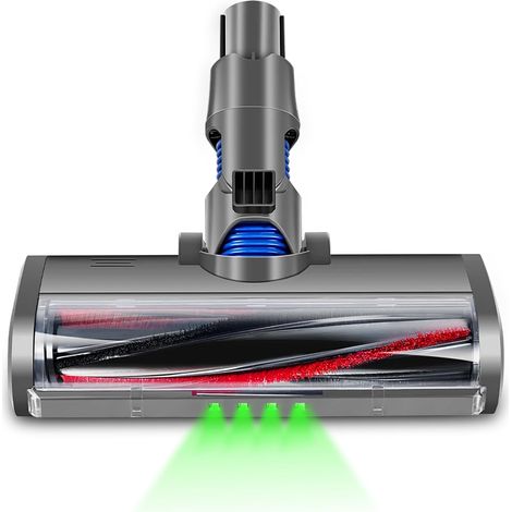 Motorisierte Bürste Für Dyson V6 Dc58 Dc59 Dc61 Dc62 – Walze Mit Gemischten Borsten – Led-licht Für Hartböden – Effektive Reinigung