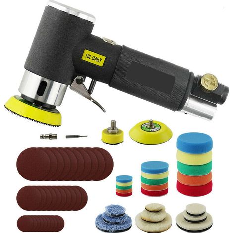 25 Mm/50 Mm/75 Mm Pneumatischer Exzenterschleifer – 12000 U/min – 1/4-zoll-anschluss – Für Karosseriearbeiten Und Empfindliche Oberflächen