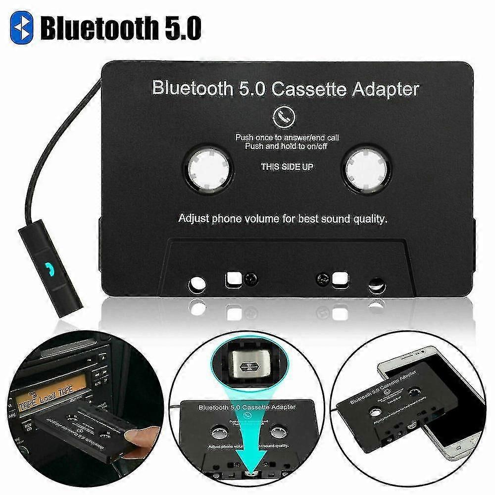 Bluetooth-kassettenempfänger Und -recorder Fürs Auto Mit Bluetooth 5.0 Und Aux-adapter