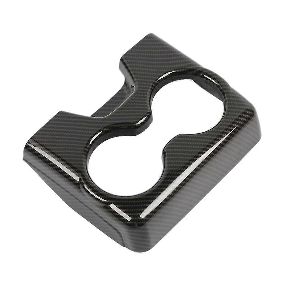 Getränkehalter-dekoraufkleber Für Die Hintere Mittelarmlehne Für Charger 300c 2011–2021, Abs-kohlefaser