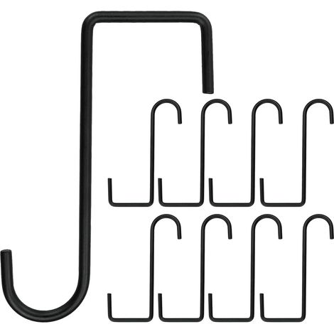Set Mit 8 15 Cm (6 Zoll) Langen Gartenhaken Für Zäune, Pflanzenstützen, Wandhaken, Lampenhalterungen, Blumenhänger, S-haken Für Grabenroste, Große Haken Für