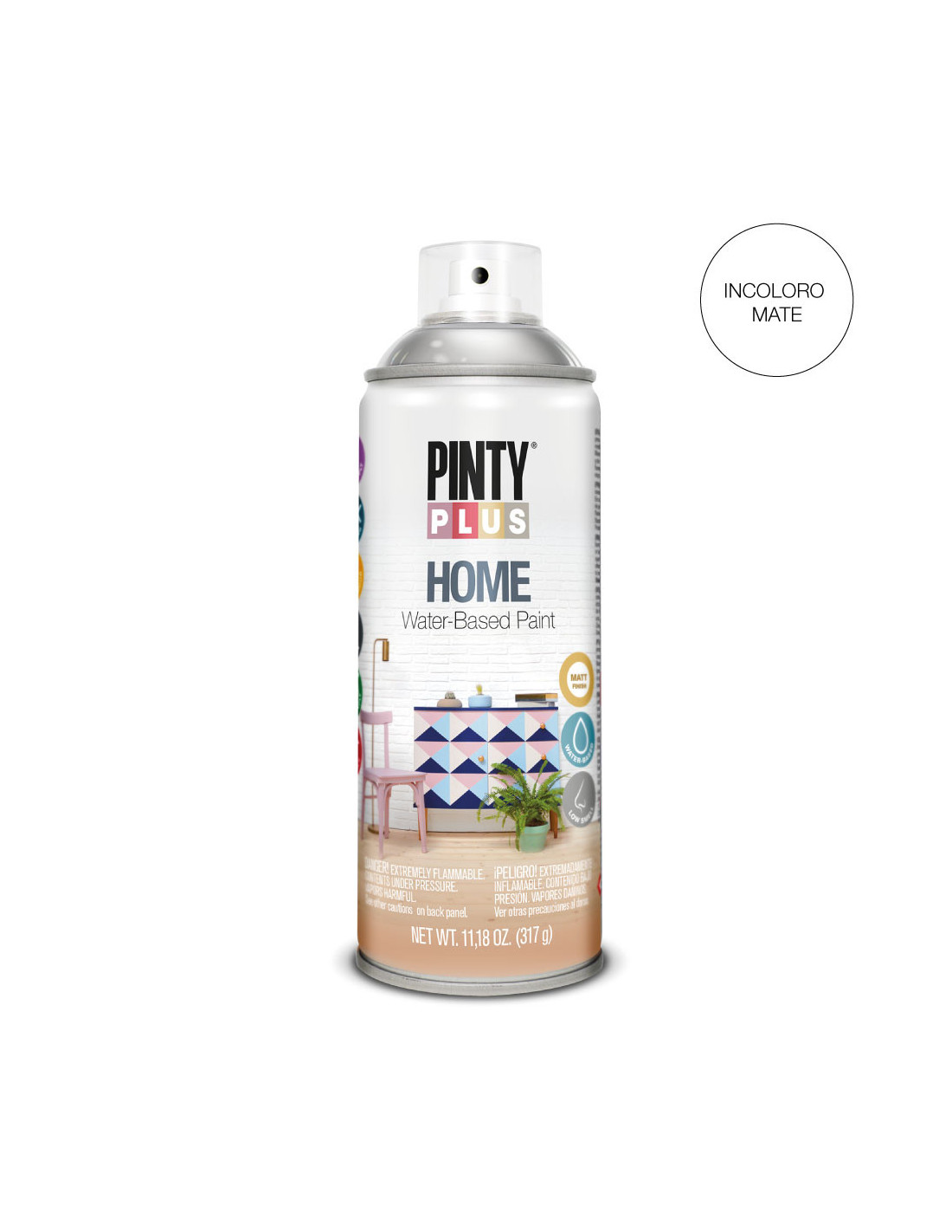 Pintyplus Home Matt Sprühfarbe Varnih Hm440