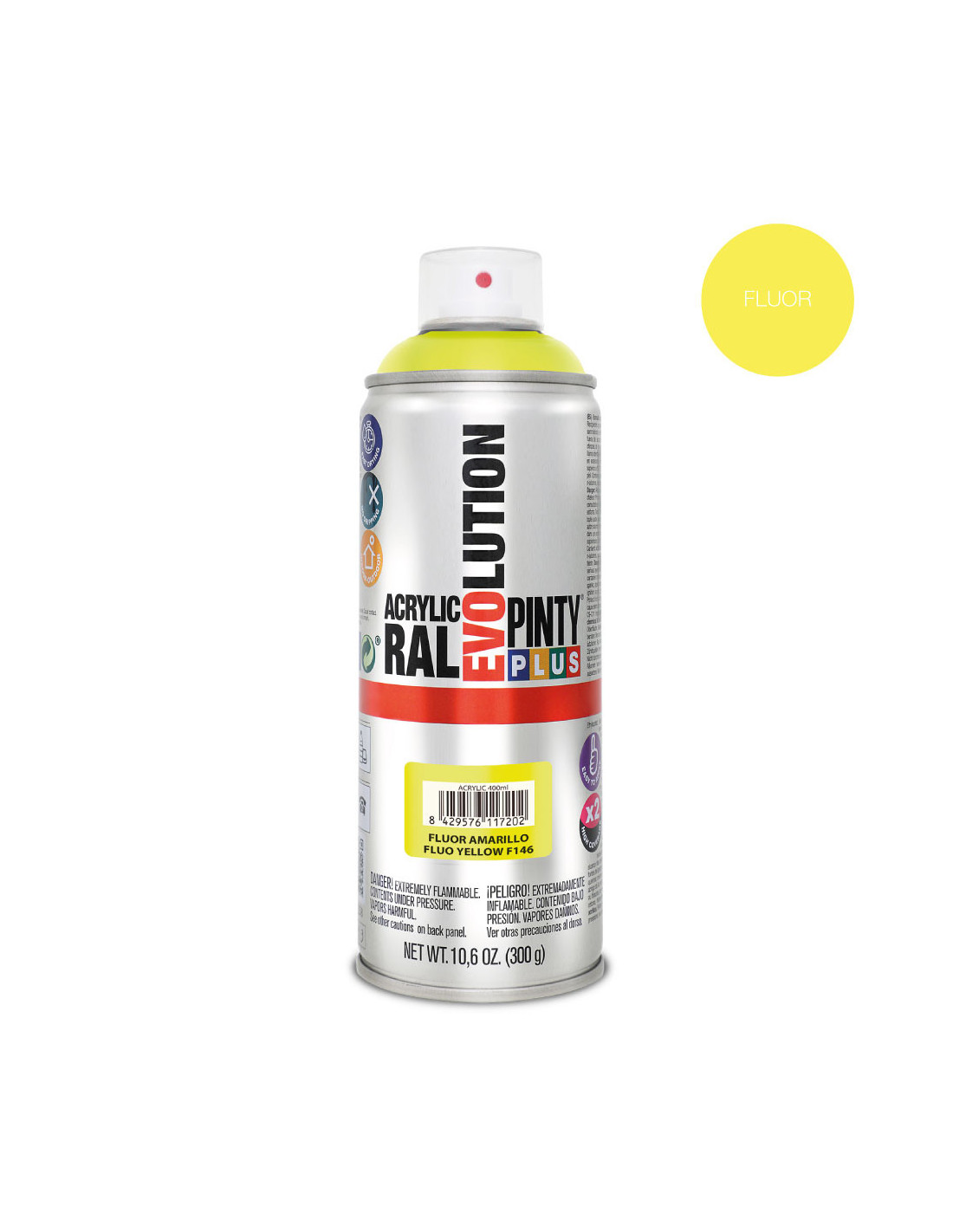 Pintyplus Evolution Aerosolfarbe 520cc Neon Gelb
