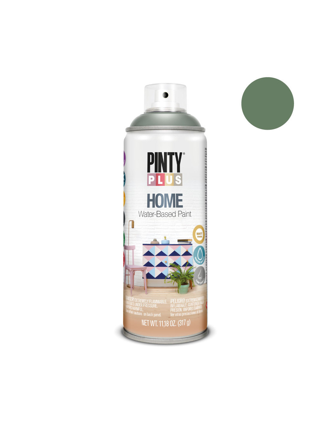 Pintyplus Home Green Wood Sprühfarbe Hm416