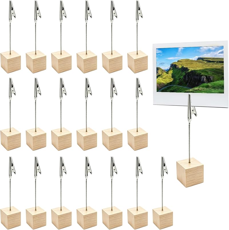 20 X Fotohalter-platzkarten (natur)