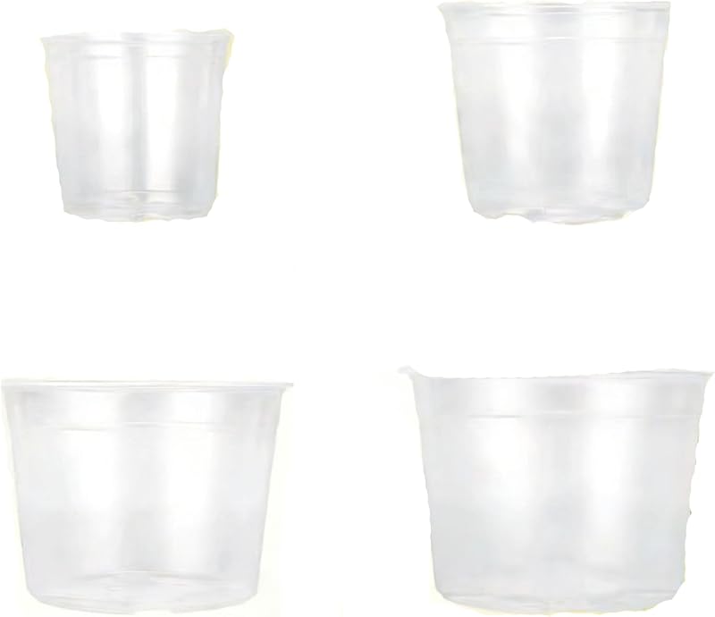 Anzuchttopf-set, Drei Größen, Transparenter Orchideentöpfe (36)