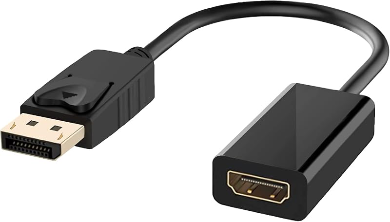 Jsdoin Displayport-zu-hdmi-adapter, Displayport (dp)-stecker Auf Hdmi-buchse-konverter, 1080p- Und 4k-auflösung Für Fernseher, Thinkpads, Hdtvs, Monitore Und Projektoren