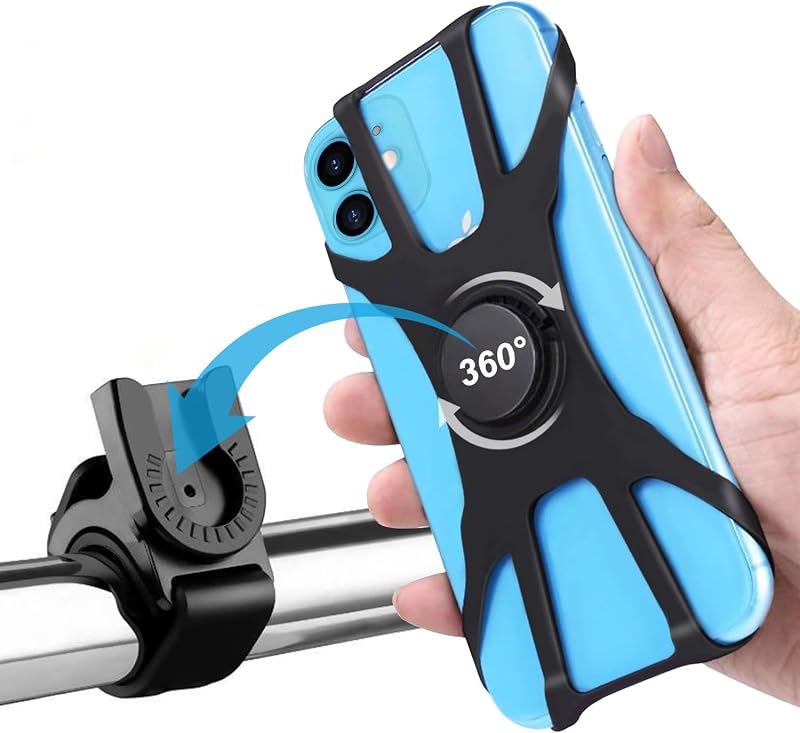 Kinizuxi Handyhalterung Für Fahrräder, 360° Drehbar, Universelle Handyhalterung Für Elektroroller, Mountainbikes, Roller, Sportmotorräder, Smartphones Von 4,5 Bis 7 Zoll