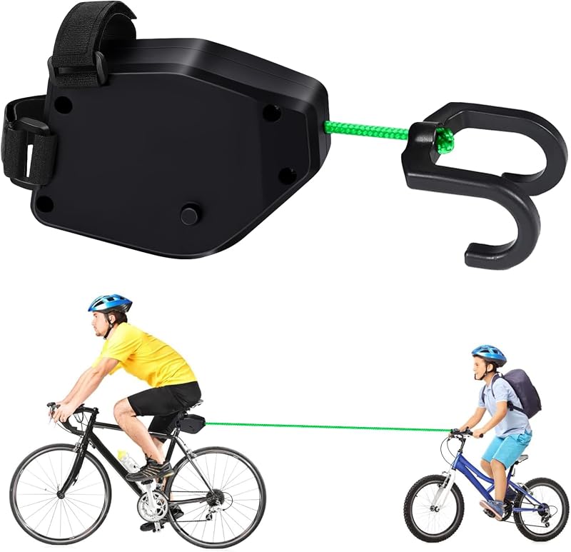 Fivava 2,5 M Einziehbares Fahrrad-zugseil, 500 Lbs Zugstange Für Kinderfahrräder, Zugseil, Kinder-zugseil, Mountainbike-zugseil