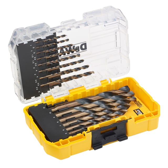 Metallbohrer-Set 23-teilig HSS-G ø1 - 12mm DT70729-QZ