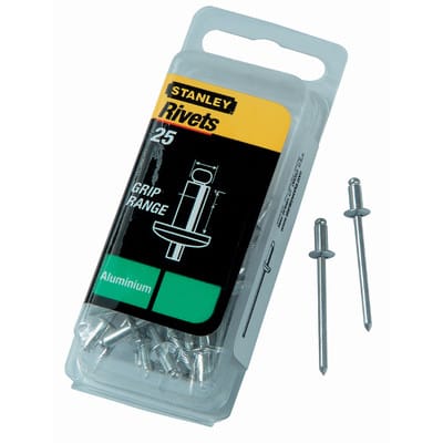 Aluminiumnieten ø5 x 3mm, 15 Stück