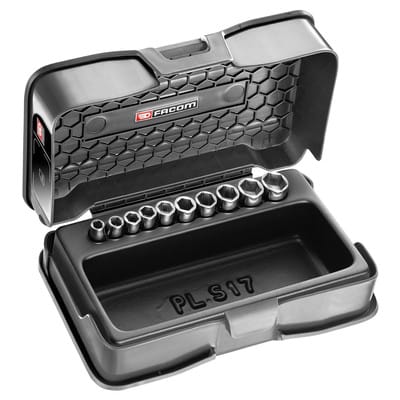 Steckschlüssel-Set 1/4" 6-Kant 10-teilig R.401