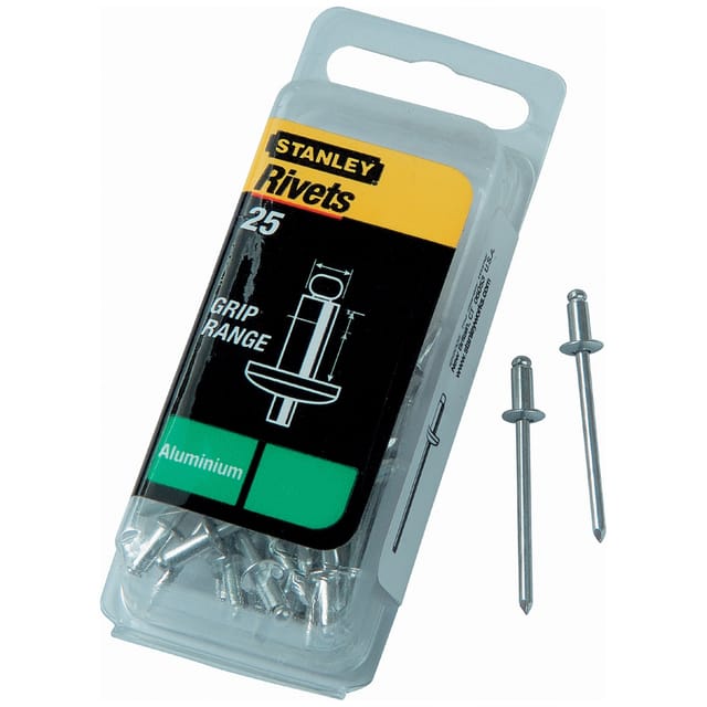 Aluminiumnieten ø3 x 12mm, 15 Stück