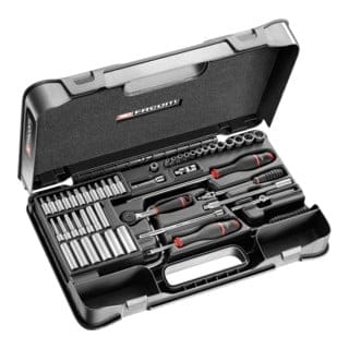 Steckschlüssel-Set 1/4" R.161B, 61-teilig R.450BP