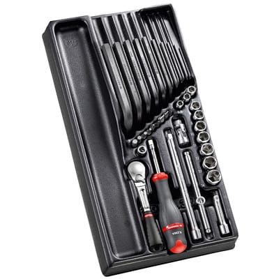 Modul - Steckschlüssel 1/4", 36-teilig MOD.RL161-26