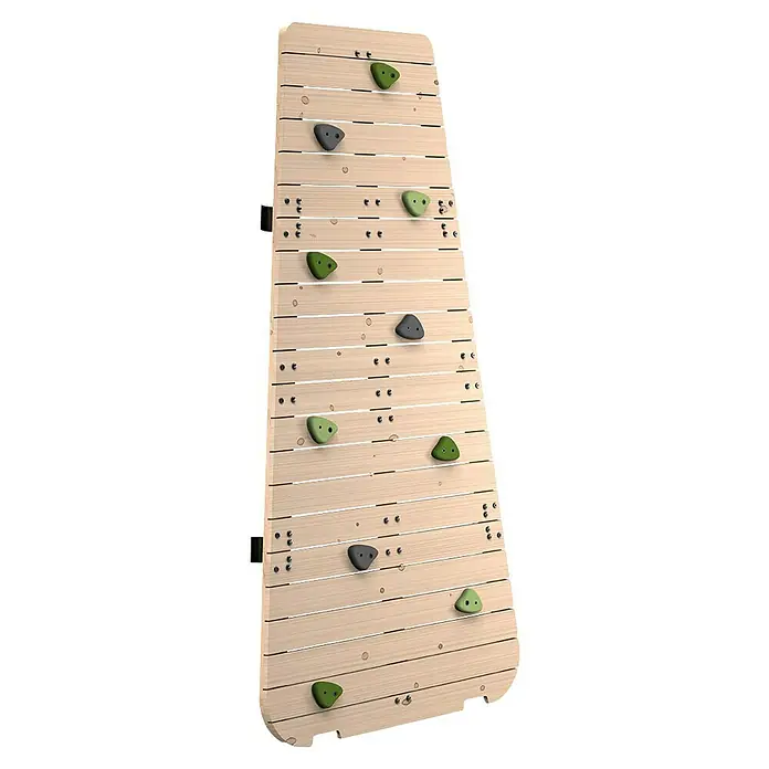 Exit Toys Kletterwand GetSet MB200/MB300 (Passend für: Klettergerüst GetSet Monkeybar MB200/MB300, 113 x 220 cm, Natur/Schwarz)