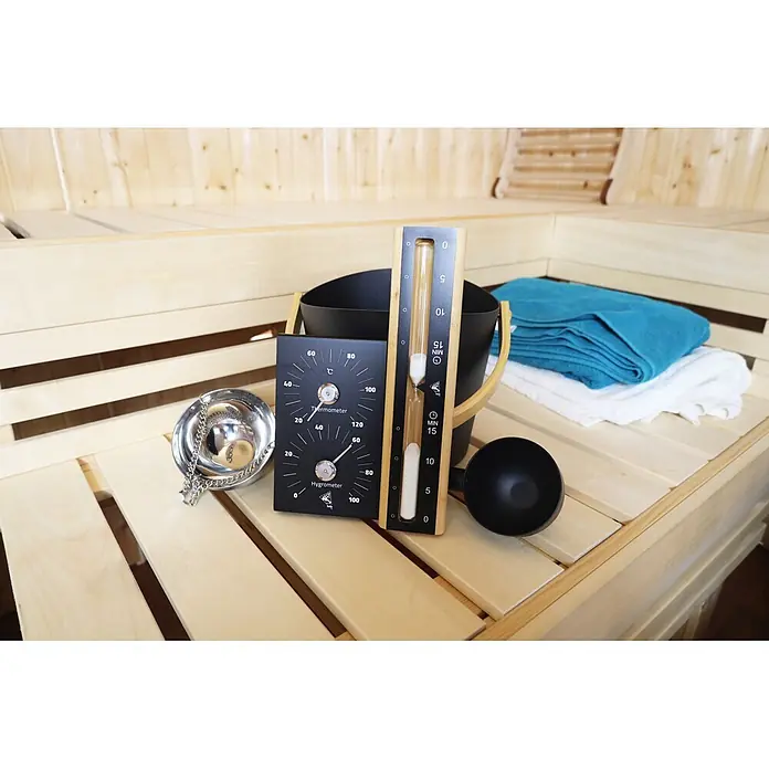 Karibu Sauna-Zubehör-Set (Gesamtumfang: 5 -tlg.)