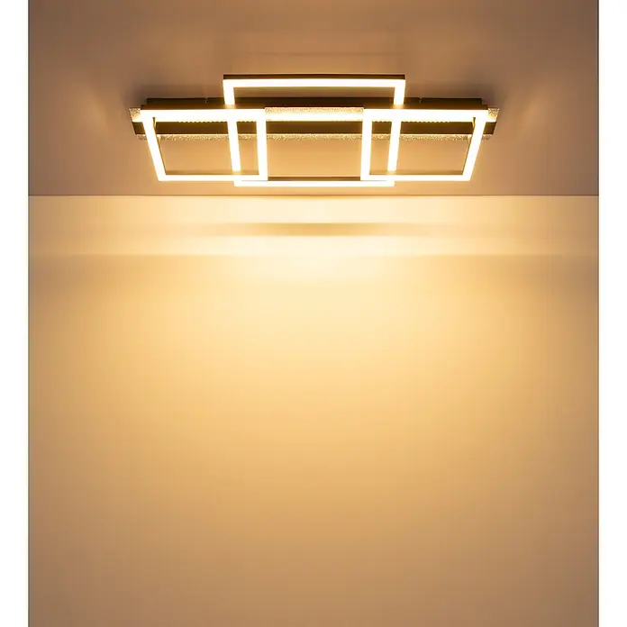 Globo LED-Deckenleuchte Estrada (40 W, L x B x H: 700 x 330 x 90 mm)