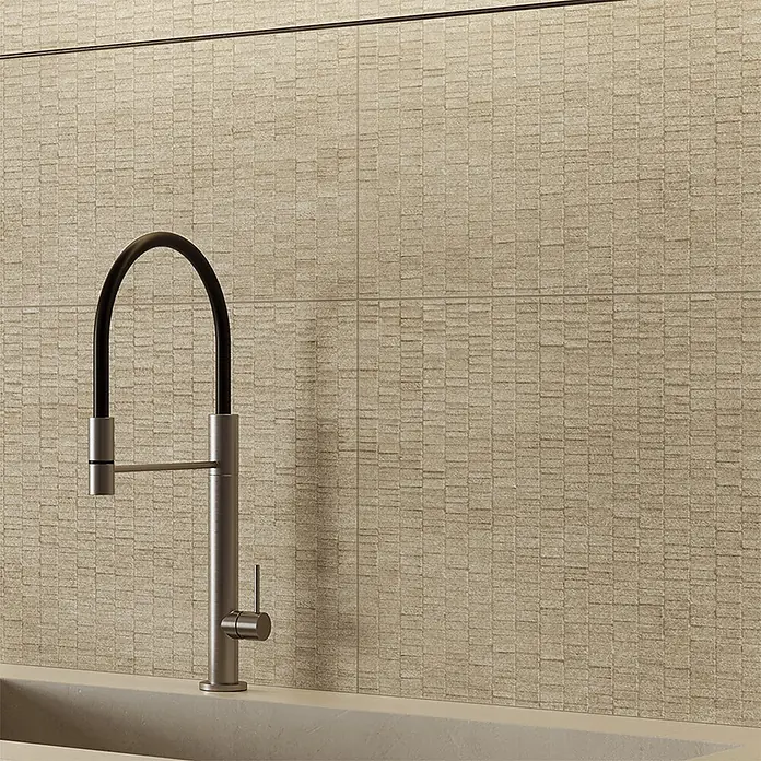 Atlas Concorde Solution Wandfliese Trame (40 x 80 cm, Desert, Matt)
