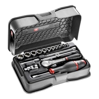 Steckschlüssel-Set 1/4" RL.161, 17-teilig RL.161-2P6U