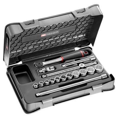 Steckschlüssel-Set 3/8" J.161B, 16-teilig J.161-2P12U