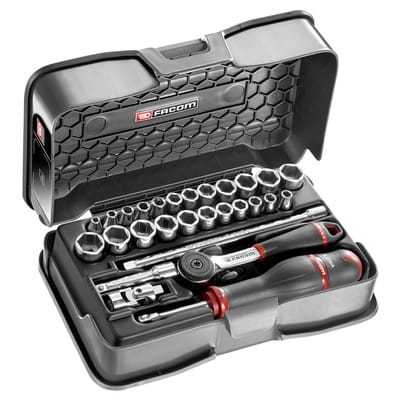 Steckschlüssel-Set 1/4" R.161B, 34-teilig R.420AMU