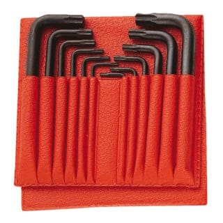 Stiftschlüssel-Satz Torx, Tasche 8-teilig 89.JL8