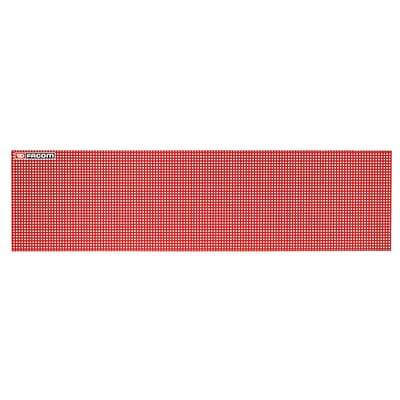 Lochtafel rot 1665 x 444mm PK.4
