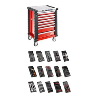 Werkstattwagen JET.8M3 mit 15 Modulen SPOTLIGHT15PKW