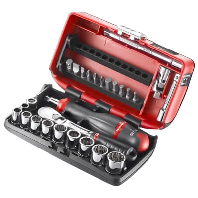 Steckschlüssel-Set 1/4" 12-Kant 27-teilig RL.NANO-U112