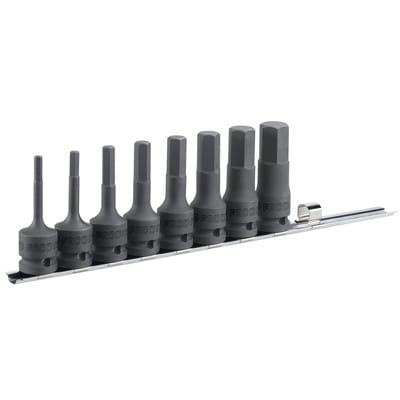 IMPACT-Einsätze 1/2" Innen-6K, 8-teilig NSHM.J8