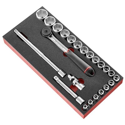 Modul - Steckschlüssel 1/2", 23-teilig MODM.S161-36