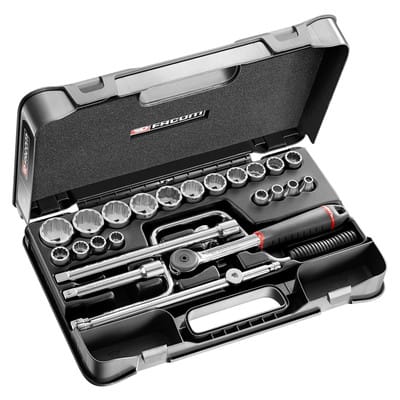 Steckschlüssel-Set 1/2" S.161B, 25-teilig S.161-3P12U