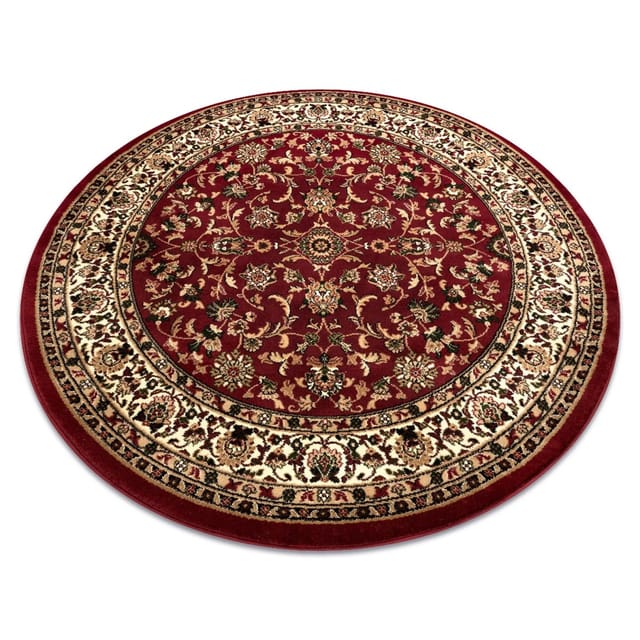 RugsX Teppich Royal Rot 120cm 120cm