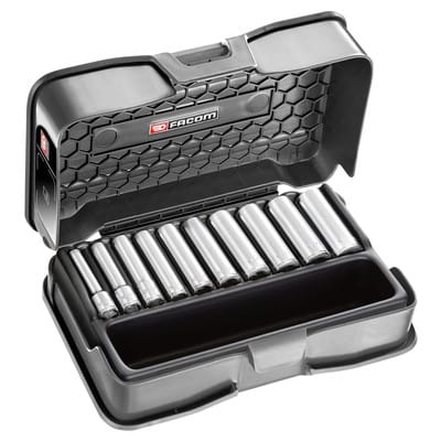 Steckschlüssel-Set 1/4", lang, 10-teilig R.405