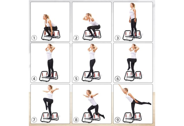 CCLIFE Balance Board Gleichgewichtstrainer Balance Trainer Koordination Trapezförmig