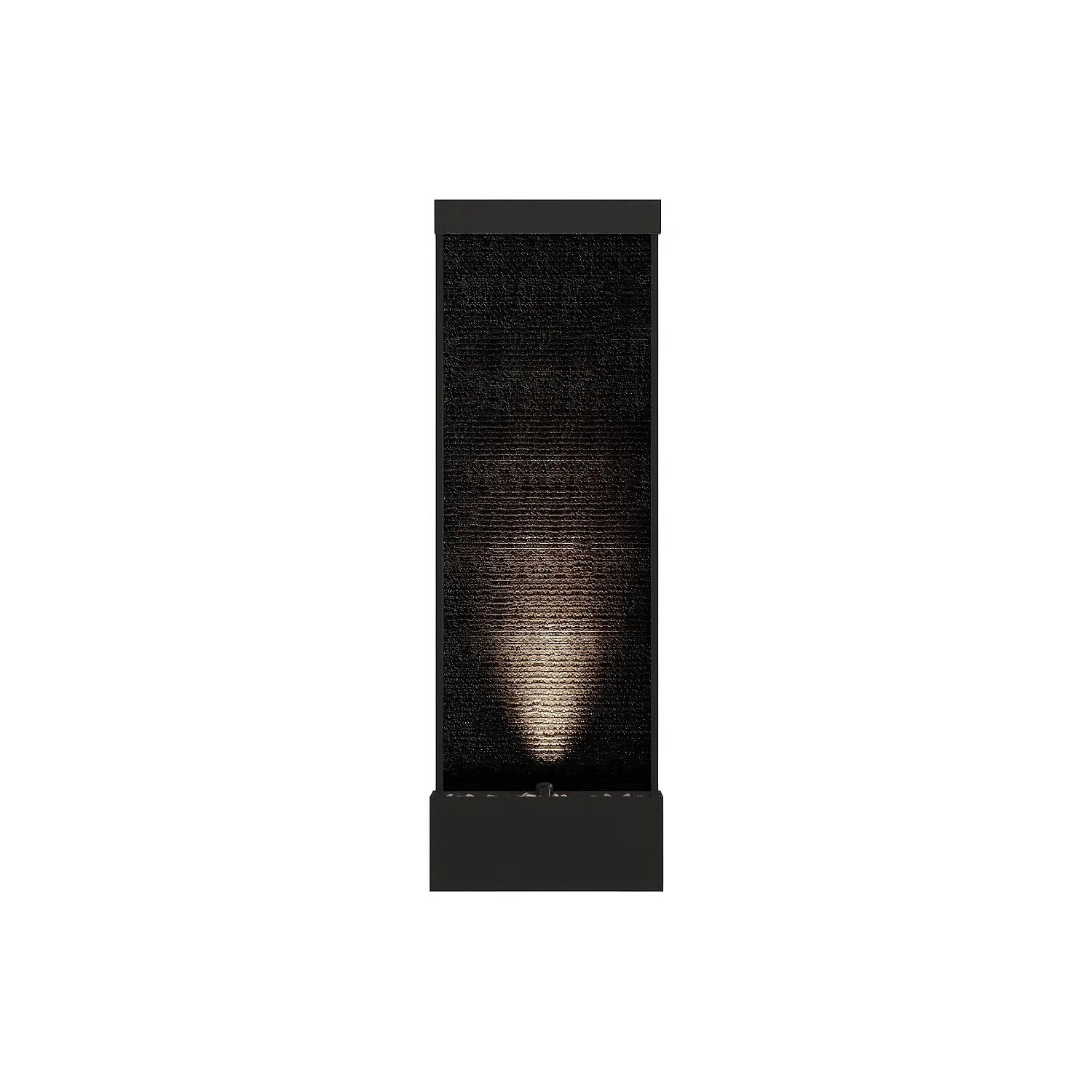 Vente-unique Gartenbrunnen Bulbie Schwarz 48 cm