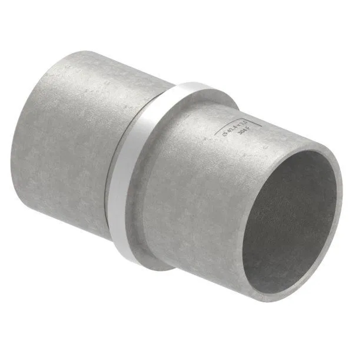 FeNau Steckverbinder V2A Ø 42,4 X 2,5 mm Gerade Mit Mittelsteg