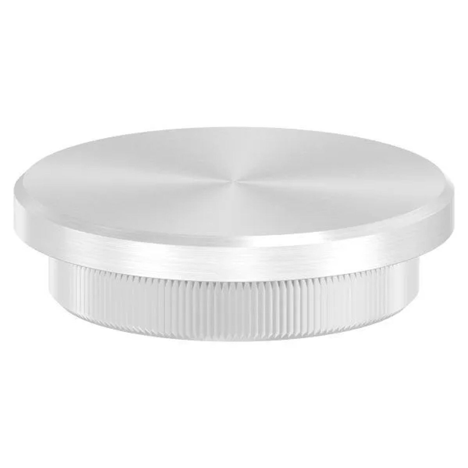 FeNau Rohrstopfen Edelstahl V2A Ø 48,3 mm Für 4,0 mm Wandstärke Flach Zum Einschlagen