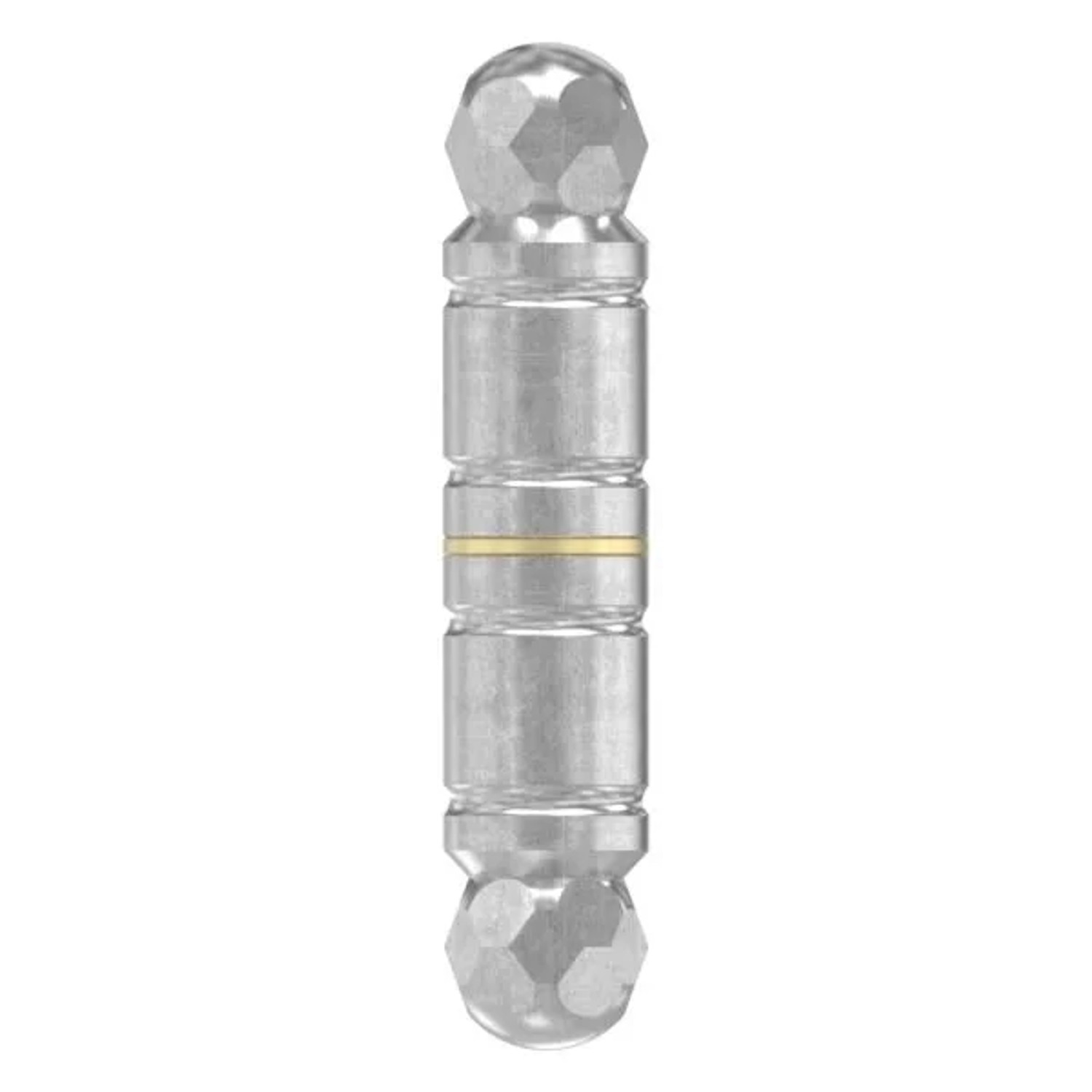 FeNau Zierscharnier Edelstahl 30 mm Facettiert Mit Zierring
