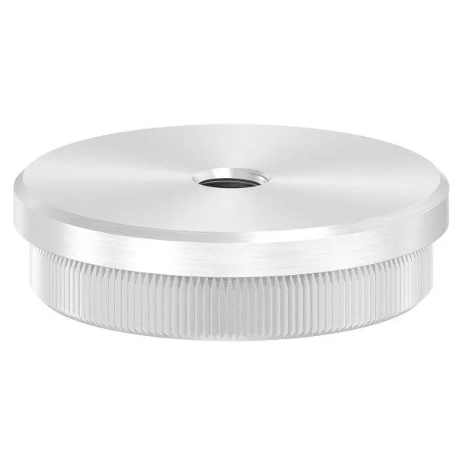 FeNau Rohrstopfen Edelstahl V2A Für Rohr Ø 48,3x2,0 mm Flach M8 Gewinde Zum Einschlagen