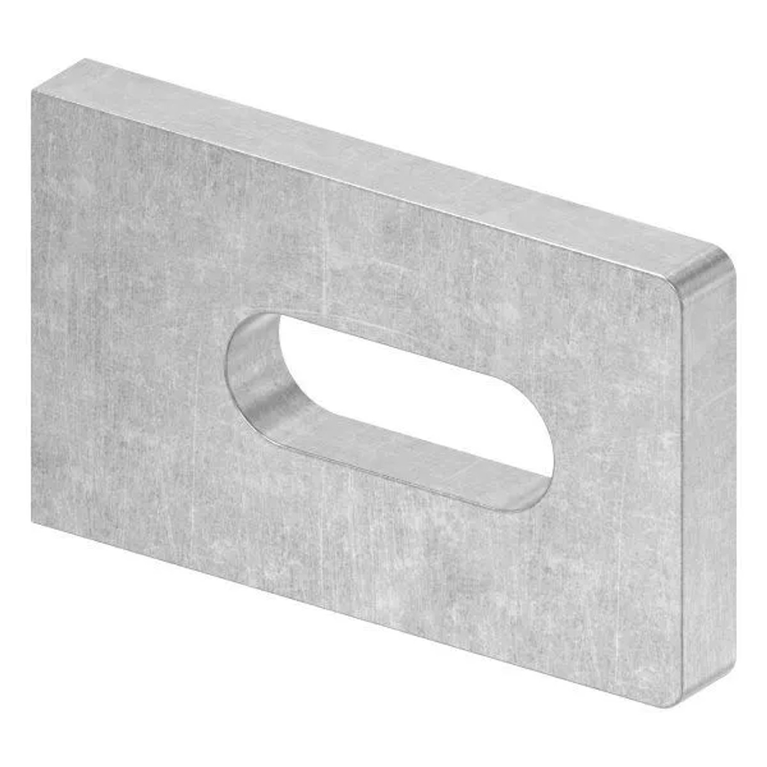 FeNau Anschweißlasche Stahl S235JR 50 X 30 X 6 mm Mit Langloch 25x9 mm