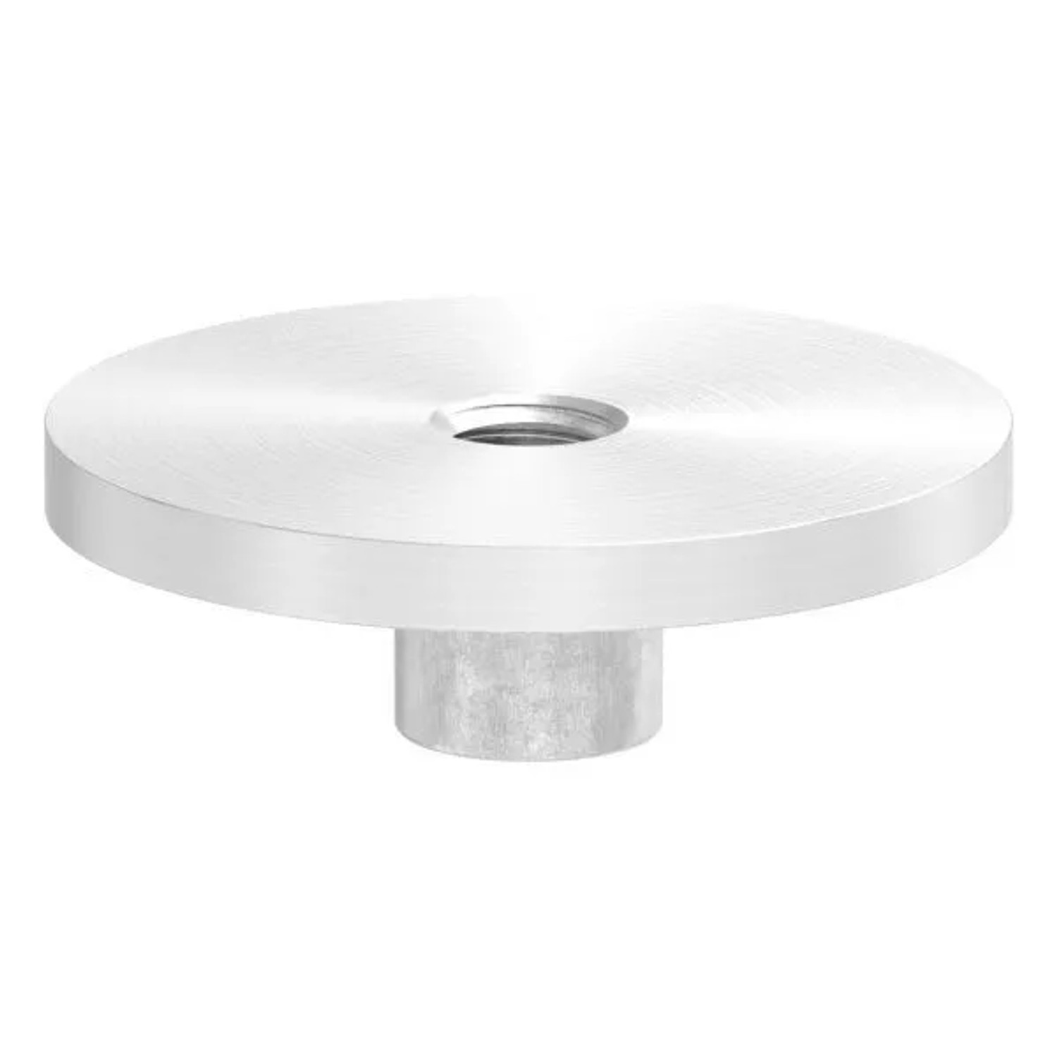 FeNau Platte Flach Mit M8 Für Rohr Ø 42,4 mm V2A