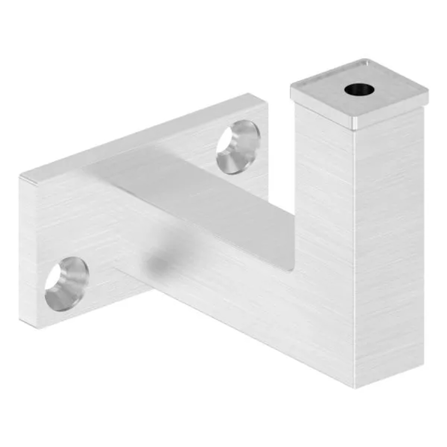 FeNau Handlaufhalter V2A Ronde 65x35x4 mm Wandabstand 75 mm Verschweißt Zum Anschweißen