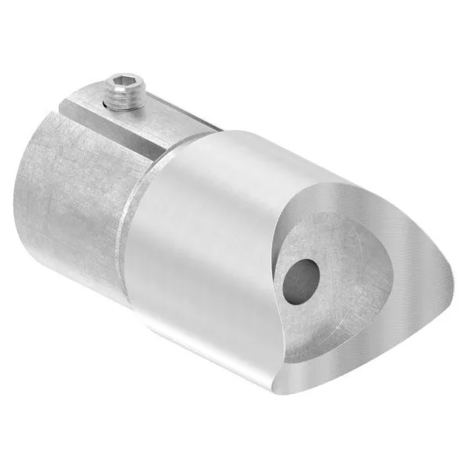 FeNau Steckfitting 90 Grad V2A Für Rohr Ø 42,4 mm Mit Klemmschraube