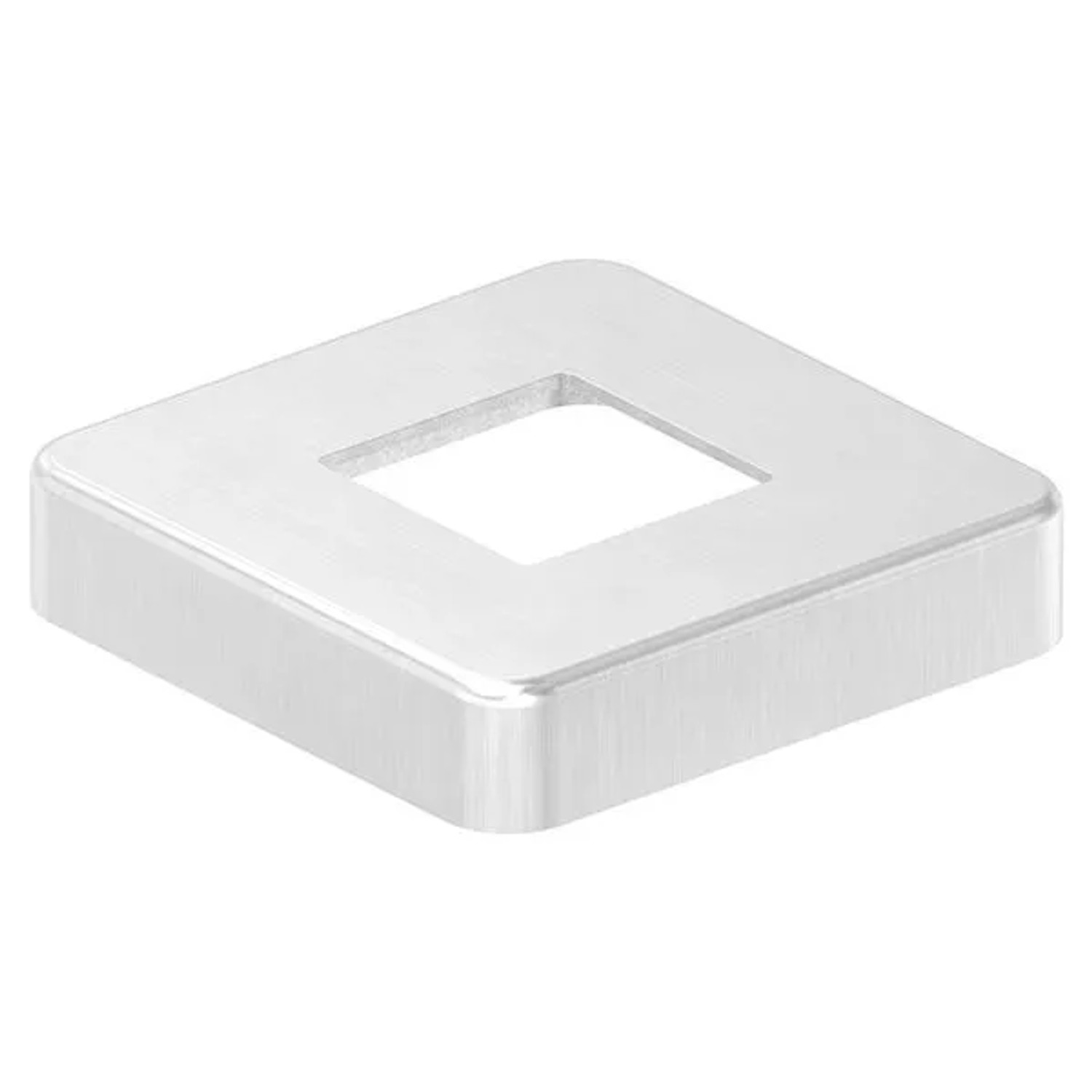 FeNau Abdeckrosette 96x96x20 mm Für Vierkantrohr 40x40 mm V2A