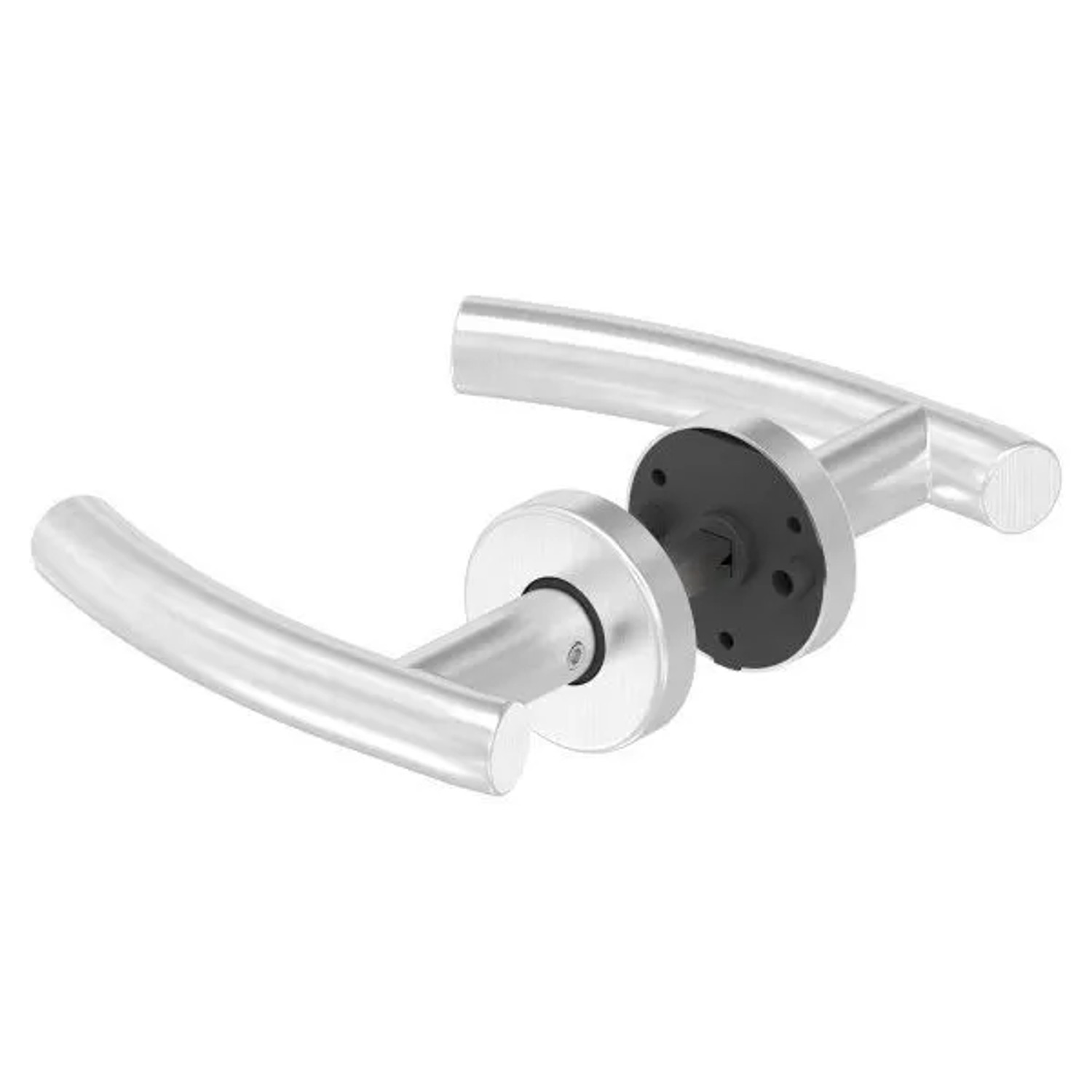 FeNau Türdrücker-Paar Edelstahl V2A Drehbar Inkl. 8mm Vierkantstift