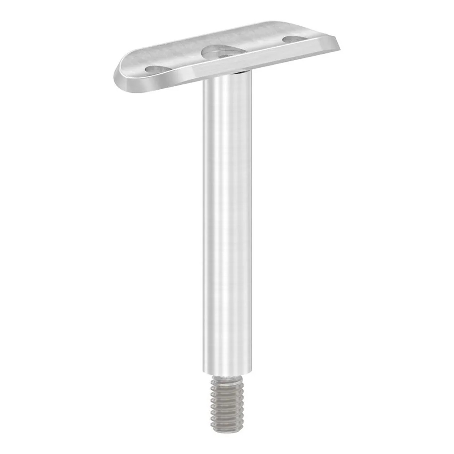 FeNau Stift Mit Handlaufanschlussplatte Edelstahl V2A Ø 12 mm Für Rohr Ø 33,7 mm H 78 mm